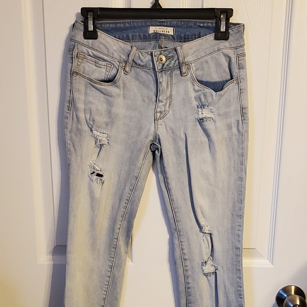 Bullhead Women's Distressed Skinny Jean Sz 5R